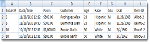 Police Report CSV Generic